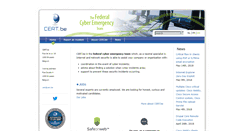Desktop Screenshot of cert.be